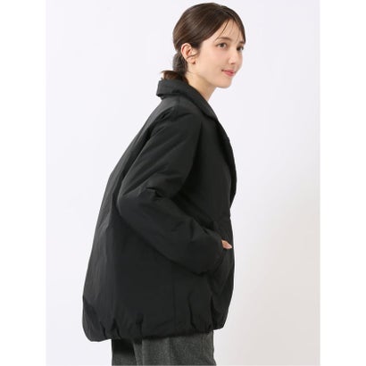 エムエフエディトリアル m.f.editorial ブルゾン アウター レディース 中綿 蓄熱 保温 ウォッシャブル テーラード ナイロン タフタ （黒）｜詳細画像