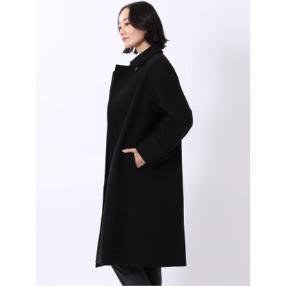 エムエフエディトリアル m.f.editorial コート レディース ストレッチ ハンドウォッシャブル ステンカラー チェスター 2WAY ロング ややゆったり （モノトーン）｜詳細画像