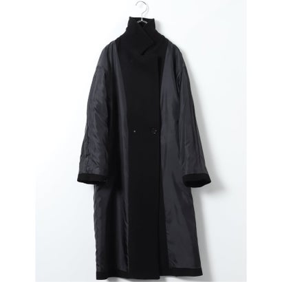 エムエフエディトリアル m.f.editorial コート レディース ストレッチ ハンドウォッシャブル ステンカラー チェスター 2WAY ロング ややゆったり （モノトーン）｜詳細画像