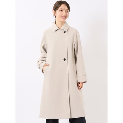 エムエフエディトリアル m.f.editorial コート レディース ストレッチ ハンドウォッシャブル ステンカラー チェスター 2WAY ロング ややゆったり （モノトーン）｜詳細画像