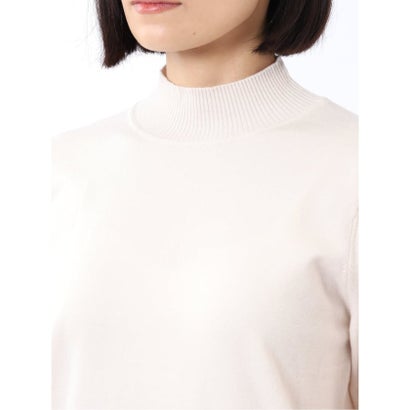 エムエフエディトリアル m.f.editorial ニット プルオーバー レディース 長袖 ストレッチ ウォッシャブル アンチピリング ハイネック セーター （グレー）｜詳細画像