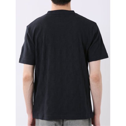 タカキュー TAKA-Q ジオメトリック ジャガード クルーネック 半袖 Tシャツ （ベージュ）｜詳細画像