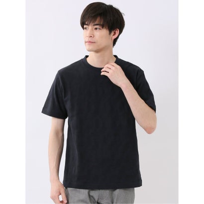 タカキュー TAKA-Q ジオメトリック ジャガード クルーネック 半袖 Tシャツ （ベージュ）｜詳細画像