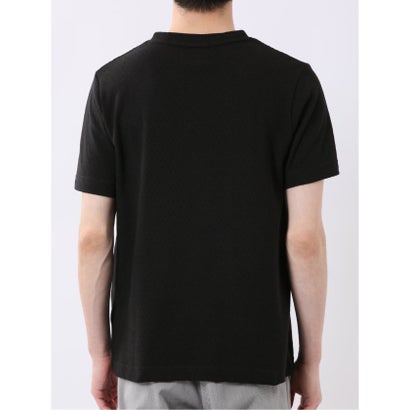 タカキュー TAKA-Q ヘリンボン ジャガード Vネック 半袖 Tシャツ （白）｜詳細画像