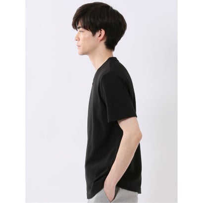タカキュー TAKA-Q ヘリンボン ジャガード Vネック 半袖 Tシャツ （黒）｜詳細画像