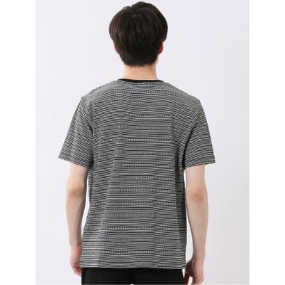 タカキュー TAKA-Q ポップコーン ボーダー Vネック 半袖 Tシャツ （紺）｜詳細画像