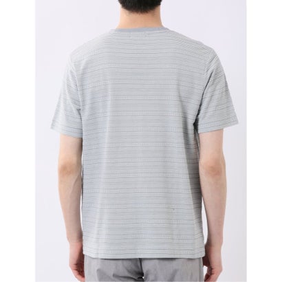 タカキュー TAKA-Q ポップコーン ボーダー Vネック 半袖 Tシャツ （紺）｜詳細画像