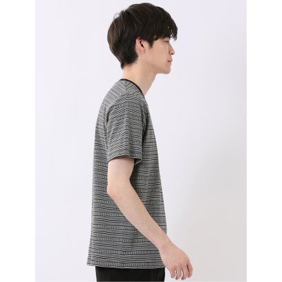 タカキュー TAKA-Q ポップコーン ボーダー Vネック 半袖 Tシャツ （白黒）｜詳細画像
