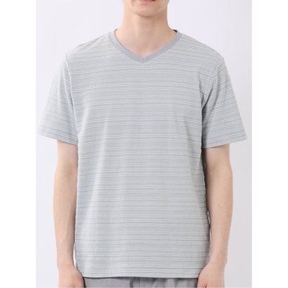 タカキュー TAKA-Q ポップコーン ボーダー Vネック 半袖 Tシャツ （白黒）｜詳細画像