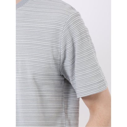 タカキュー TAKA-Q ポップコーン ボーダー Vネック 半袖 Tシャツ （白黒）｜詳細画像