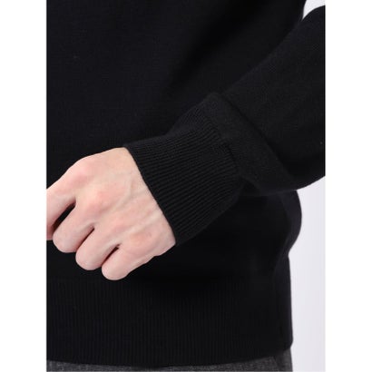 ニット カーディガン メンズ 長袖 ストレッチ ウォッシャブル Vネック セーター ウール シルク （ワイン）｜詳細画像