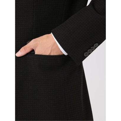 タカキュー TAKA-Q ジャケット メンズ ビジネス ストレッチ スリム 2ボタン テーラード モーデュロイ プリント 茶 （茶）｜詳細画像