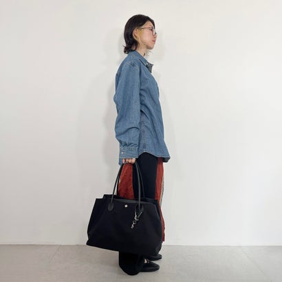 【Breath TOPKAPI】ALINE アライン ナイロン ボストン トートバッグ A4 / 軽量 / 肩掛け / 大容量 / 旅行 / 出張 / 通勤 （ブラック）｜詳細画像