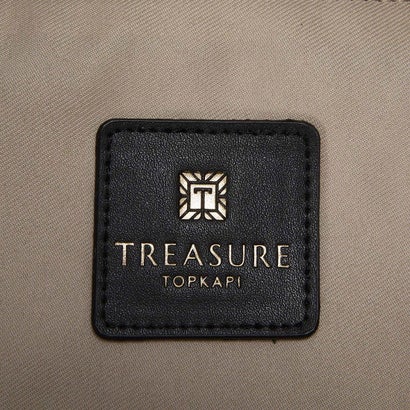 【TREASURE TOPKAPI】【新色追加】マイルドサテン スカーフ柄 巾着 トートバッグ（ネイビー）｜詳細画像