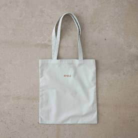 キャンバス ロゴ刺しゅう トートバッグ （ブルー）