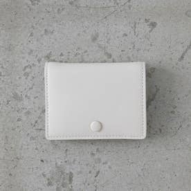 【EFOLE】 フェイクレザー バイカラー 2つ折り 財布 （オフ）