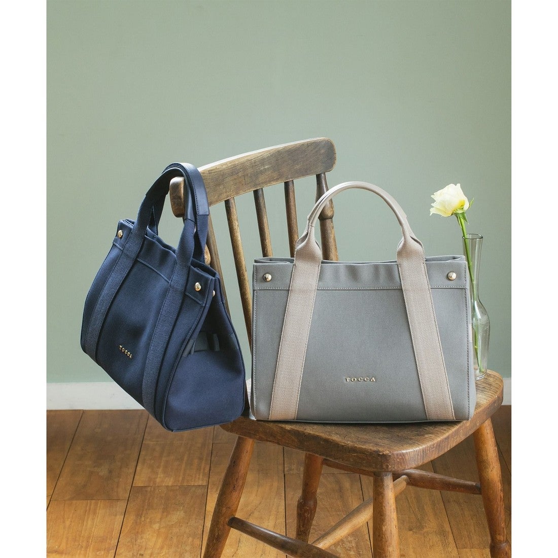 TOCCA LIVRE TOTE トートバッグ （ブラック系） -ファッション通販 