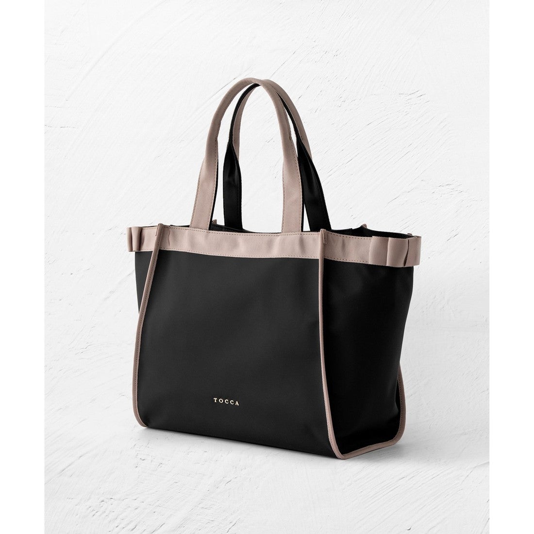 TOCCA 【A4サイズ対応・撥水】SIDE RIBBON BUCKET TOTE トートバッグ