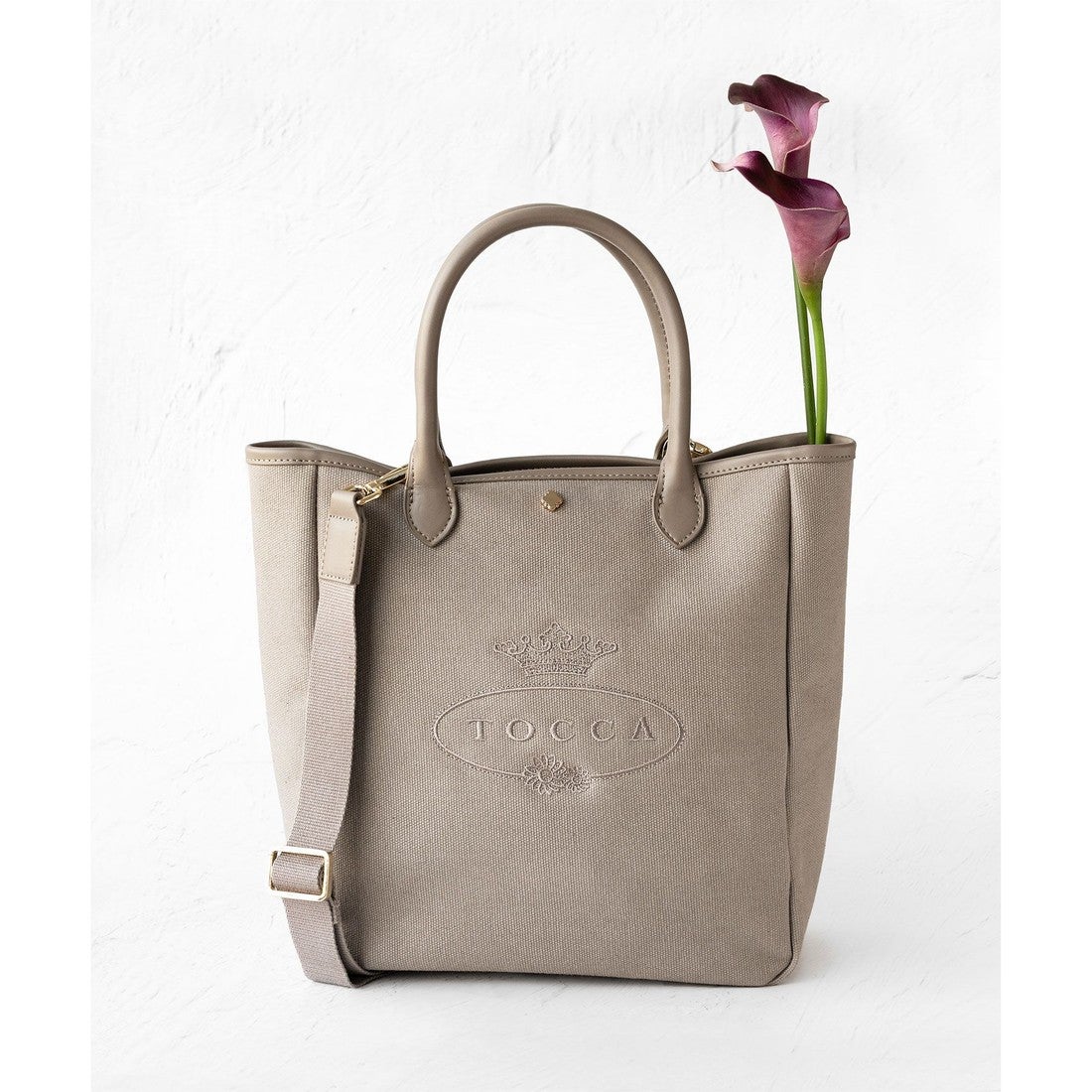 TOCCA 【WEB限定】CRESTA CANVASBAG M キャンバスバッグ M （ライト 