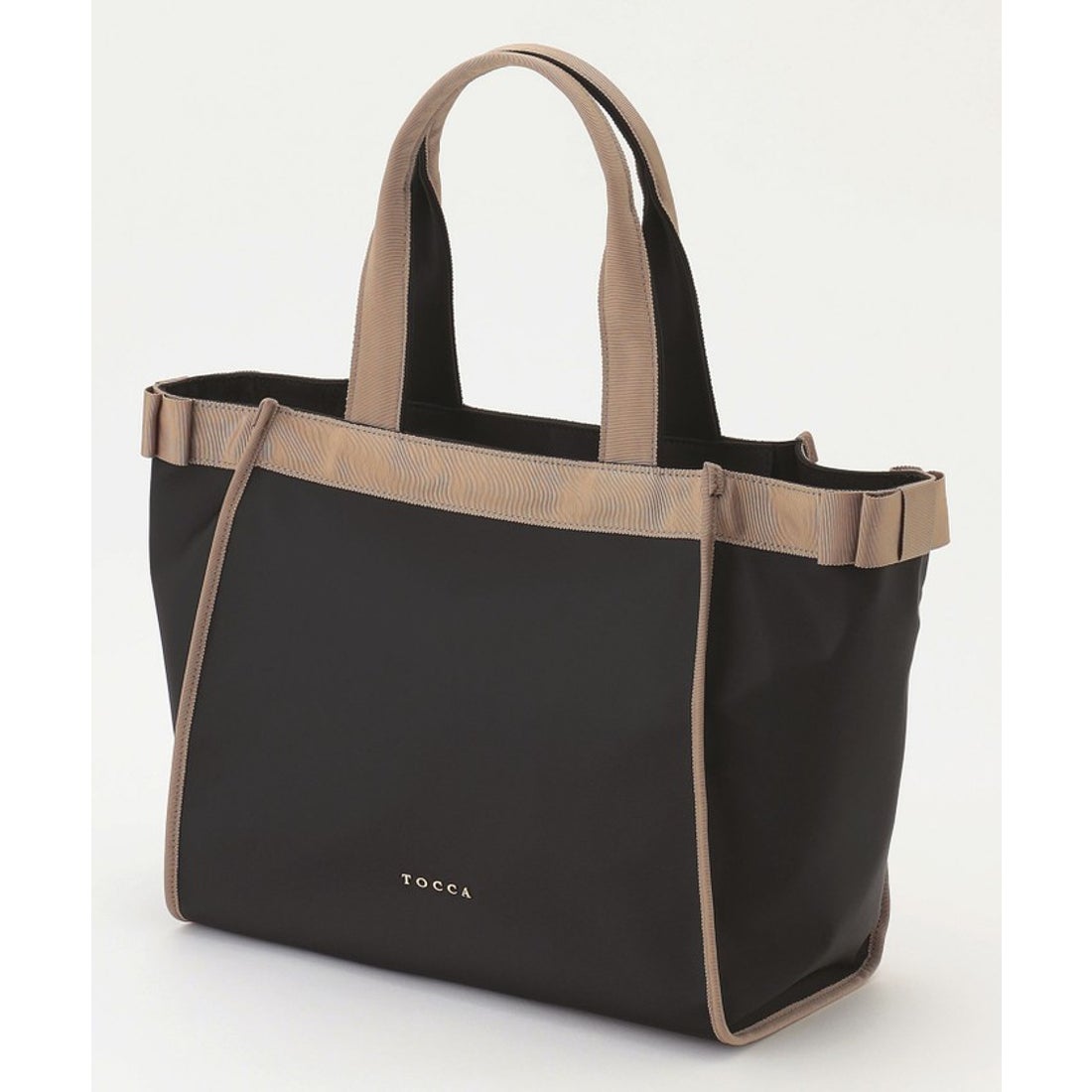 トッカ TOCCA 【A4サイズ対応・撥水】SIDE RIBBON BUCKET TOTE トート