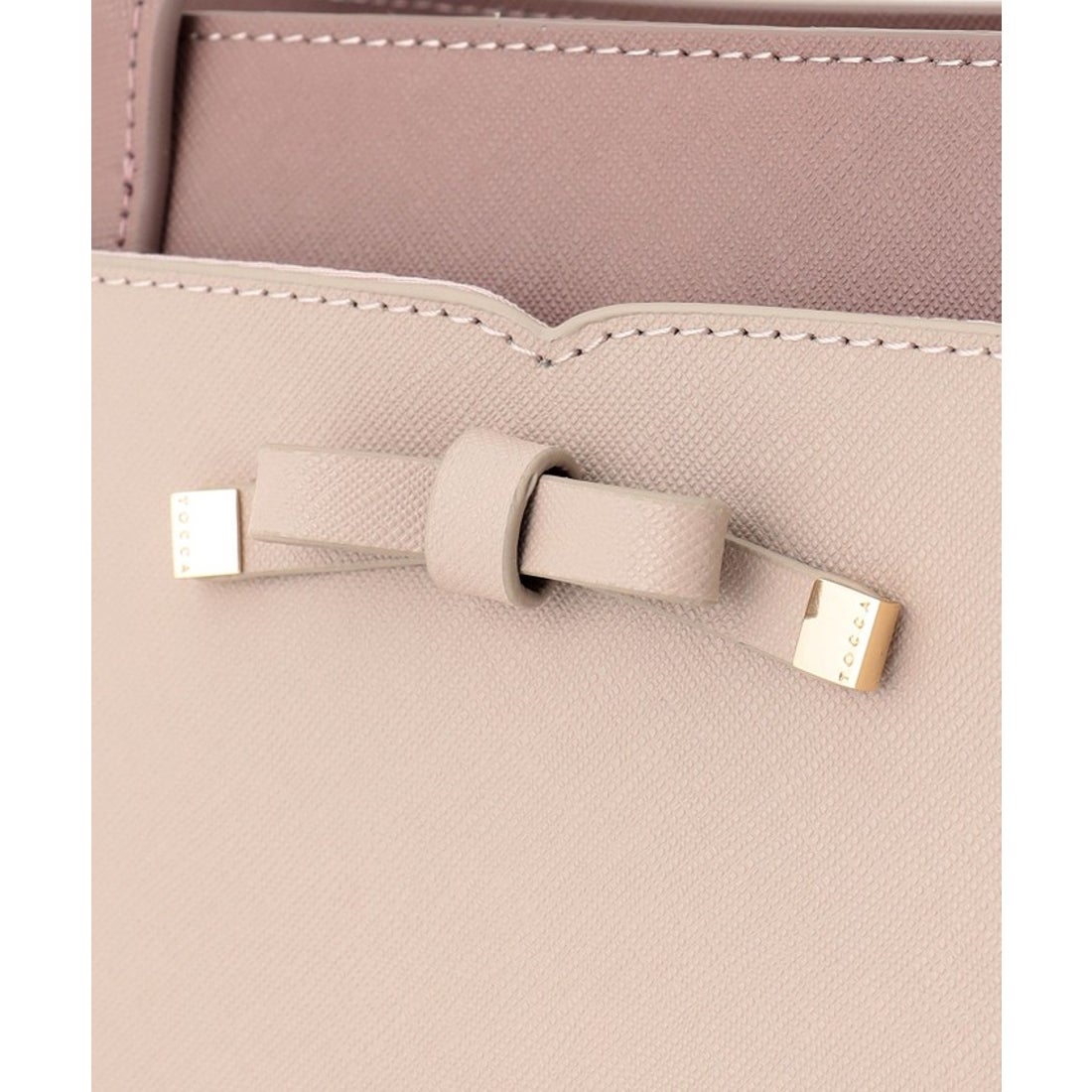 トッカ TOCCA 【WEB限定】PRIMULA PETAL LEATHERTOTE トートバッグ