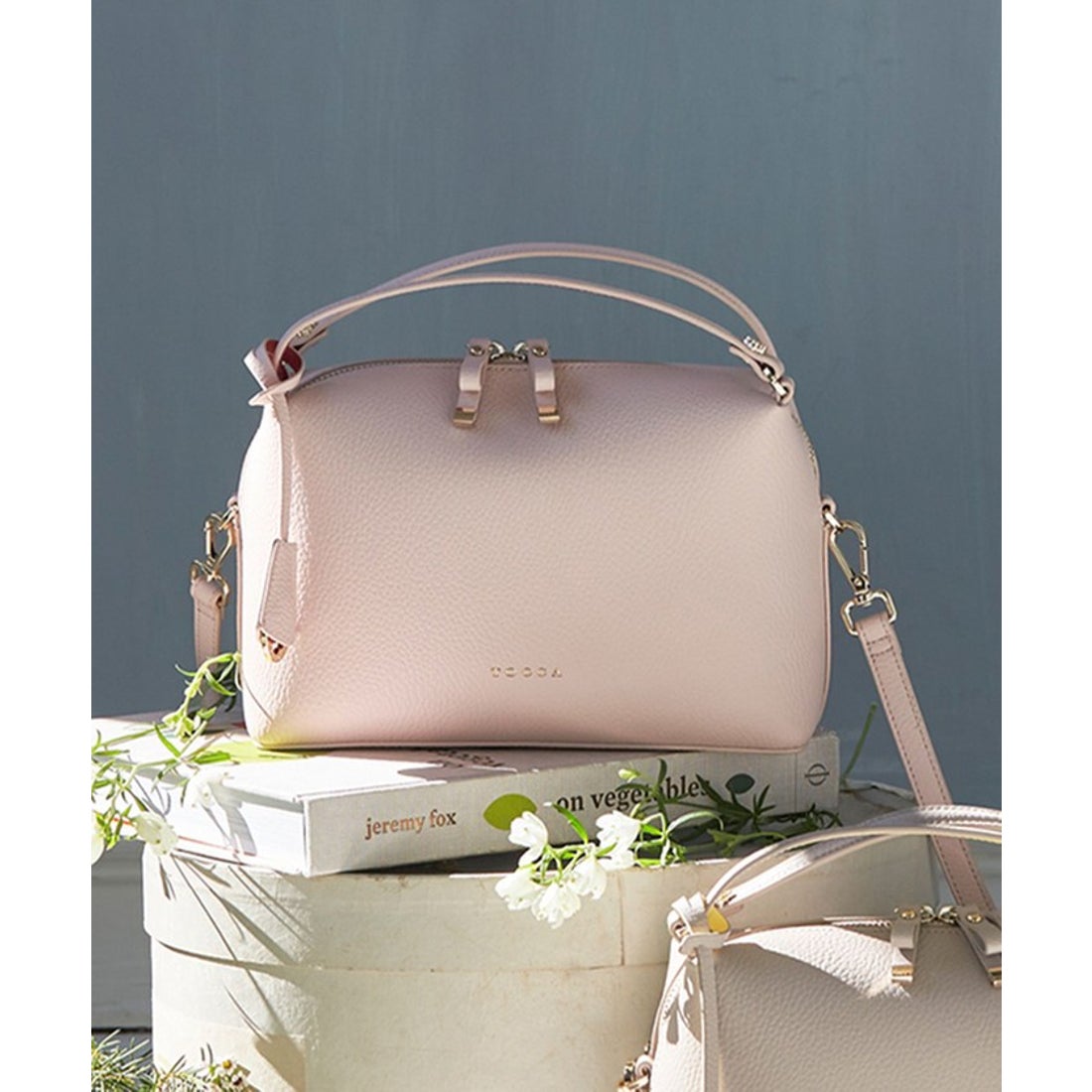 トッカ TOCCA MELODY LEATHER POCHETTE ポシェットバッグ （ピンク系