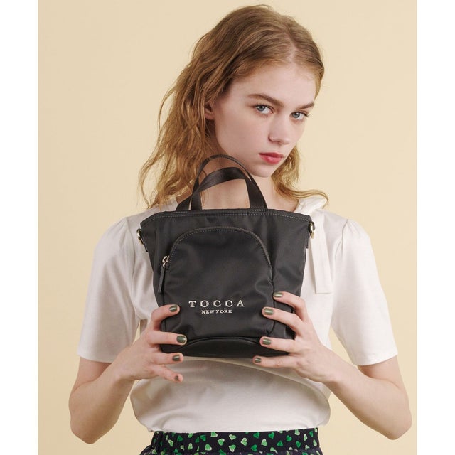 【WEB＆一部店舗限定】【撥水・リサイクル素材】COLLINA BUCKETBAG バケットバッグ （グレー系）
