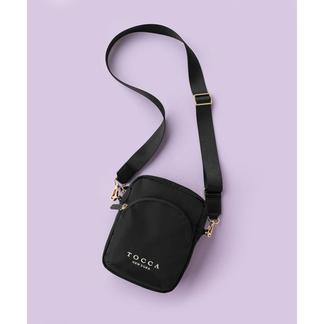 【WEB＆一部店舗限定】【撥水・リサイクル素材】COLLINA NYLON POCHETTE ポシェット （ブラック系）