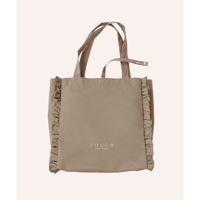 【大人百花掲載】【A4サイズ対応・折りたたみ可】TRIM WAVES SUBBAG サブバッグ （[新色]ベージュ系）