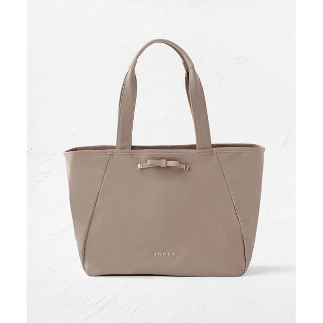 【A4サイズ対応】JOLIE KNOT NYLONTOTE トートバック （ベージュ系）