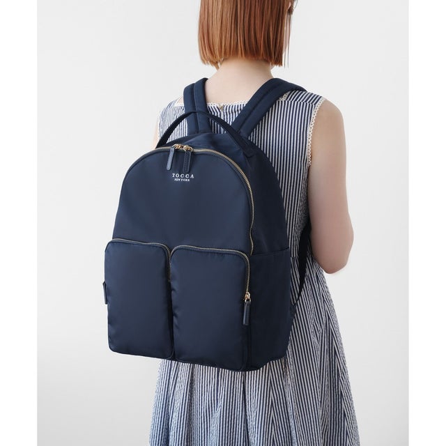 【A4サイズ対応】VIA METRO BACKPACK バッグパック （ネイビー系）