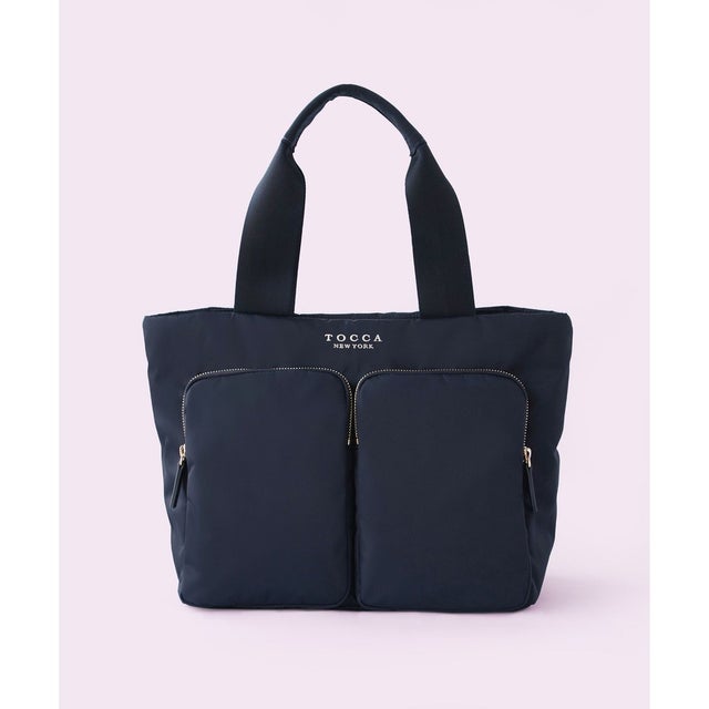 【A4サイズ対応】VIA METORO NYLON BAG ナイロンバッグ （ネイビー系）