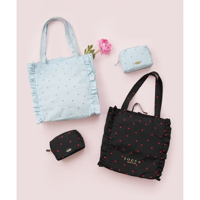 【撥水】DANCIMG LOVE FRILL SUBBAG サブバッグ （ブラック系）