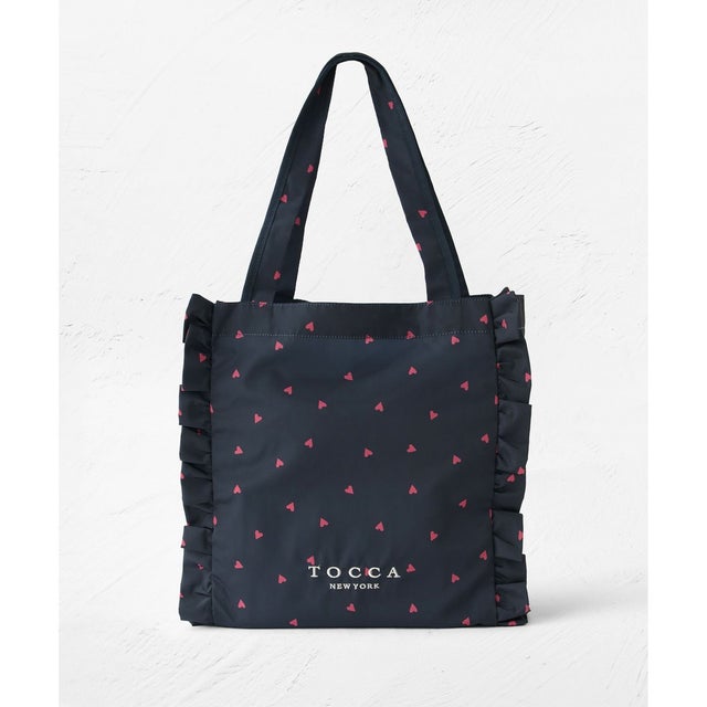 【撥水】DANCIMG LOVE FRILL SUBBAG サブバッグ （ネイビー系）