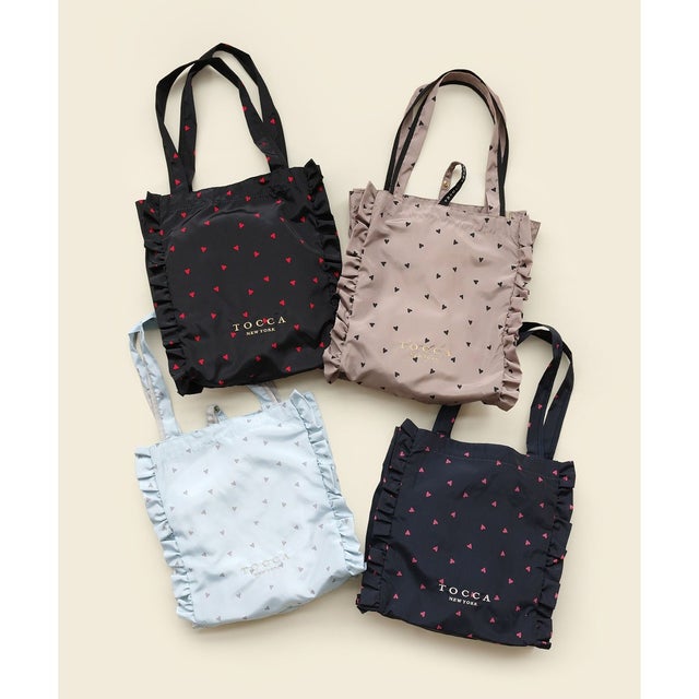 【撥水】DANCIMG LOVE FRILL SUBBAG サブバッグ （スカイブルー系）