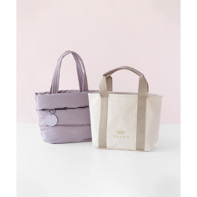 LUMINA STRADA CANVAS TOTE キャンバストートバッグ （ベージュ×ゴールド）