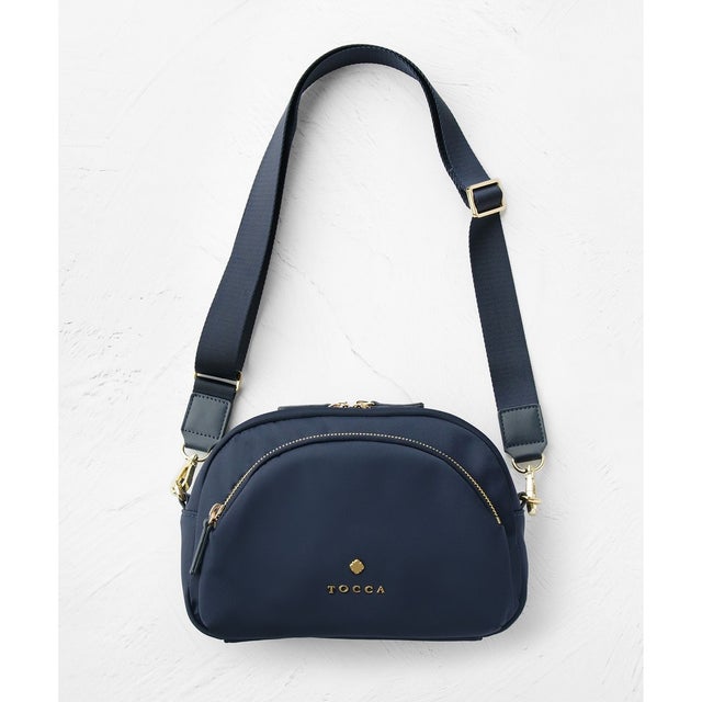 【撥水】LUNAE NYLON BAG ショルダーバッグ （ネイビー系）