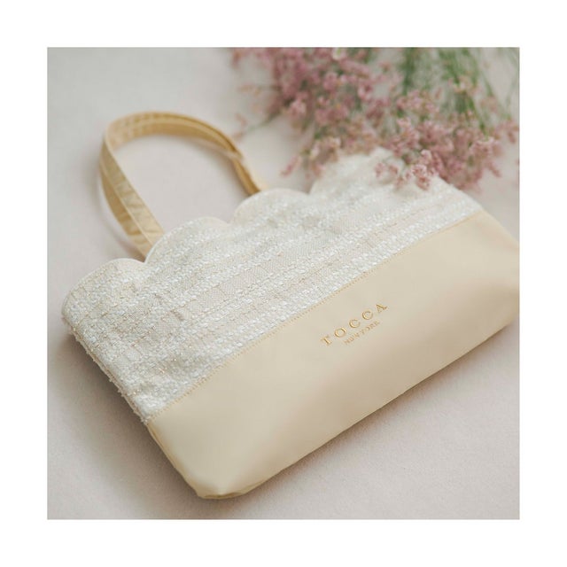 【A4サイズ対応・一部カラー撥水】DEAR EMILY BAG サブバッグ （アイボリー系）