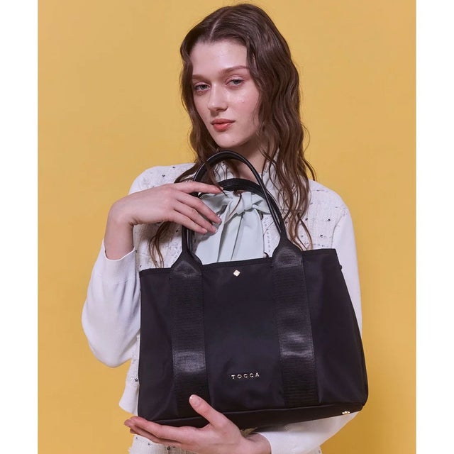 【撥水・A4サイズ対応】IRENE 2WAY NYLONBAG ナイロンバッグ （ブラック系）