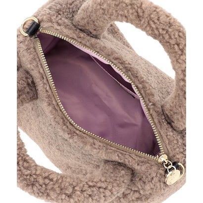 CUCCIOLO BOA BAG ファーバッグ （ライトグレー系）｜詳細画像