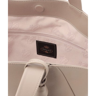 BUD OF LILY LARGE TOTE BAG レザートートバッグ （ブラック系）｜詳細画像