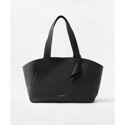 BUD OF LILY LARGE TOTE BAG レザートートバッグ （ブラック系）｜詳細画像
