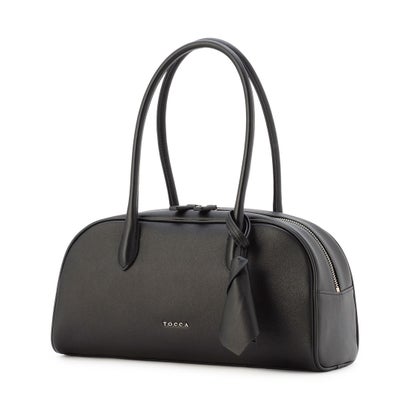 【岡崎紗絵さん着用】BUD OF LILY SLIM BOSTON BAG ボストンバッグ （ブラック系）｜詳細画像