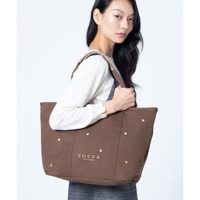 【新色登場・chayさん着用・WEB＆一部店舗限定】LUCKY SHOWER TRAVELING TOTE トラベルキャンバストート （[新色]ブラウン系）｜詳細画像