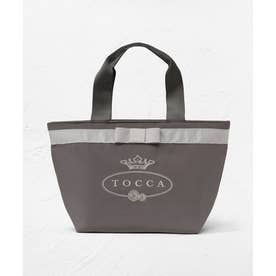 【WEB＆一部店舗限定】POINT OF RIBBON COOLERBAG クーラーバッグ （[新色]ライトグレー系）