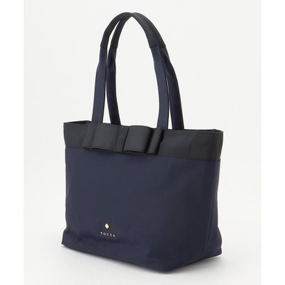 TOCCA 【新色登場・A4サイズ対応】RIBBON BRICK A4TOTE トートバッグ （[新色]ブラウン系）｜詳細画像