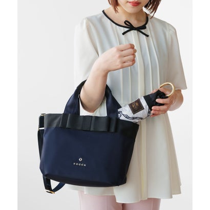 TOCCA 【新色登場・大人百花掲載】RIBBON BRICK TOTE M トートバッグ M （[新色]ブラウン系）｜詳細画像