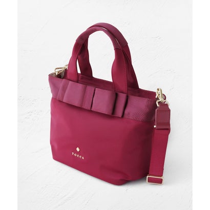 TOCCA 【新色登場・大人百花掲載】RIBBON BRICK TOTE M トートバッグ M （[新色]ブラウン系）｜詳細画像