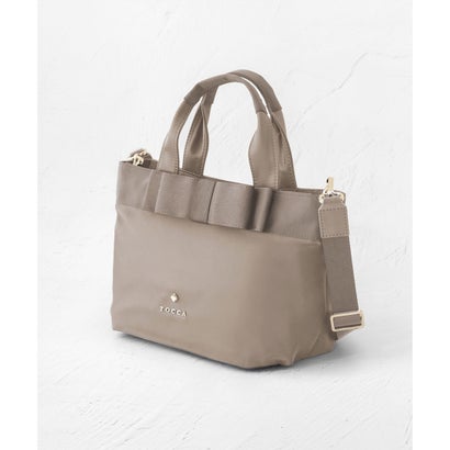 TOCCA 【新色登場・大人百花掲載】RIBBON BRICK TOTE M トートバッグ M （[新色]ブラウン系）｜詳細画像