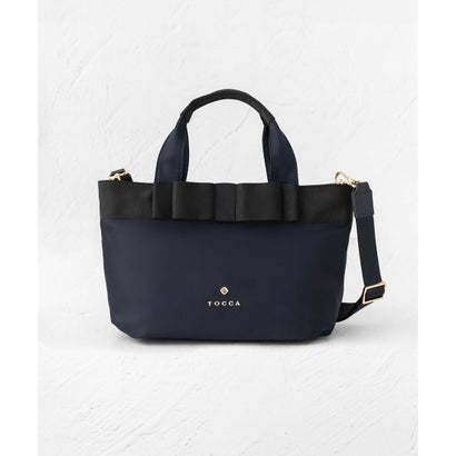 TOCCA 【新色登場・大人百花掲載】RIBBON BRICK TOTE M トートバッグ M （[新色]ブラウン系）｜詳細画像
